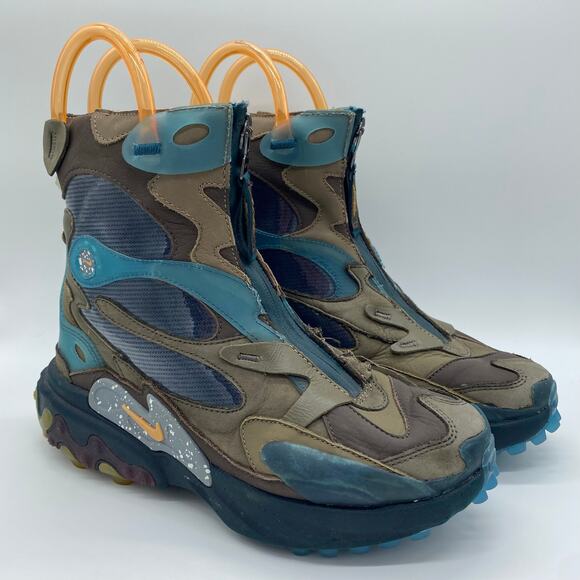 Nike Men's size 5 React Boot Undercover Brown Jun Takahashi Japanese Streetwear - Picture 2 of 12